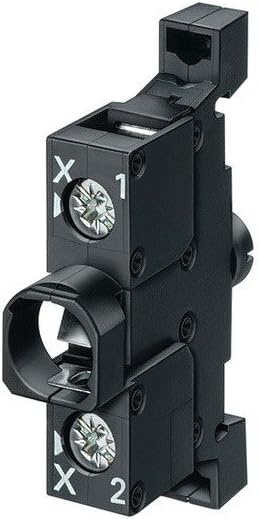 [SIEMENS] Bloc pour boitier douille de lampe BA9S support D=22mm 