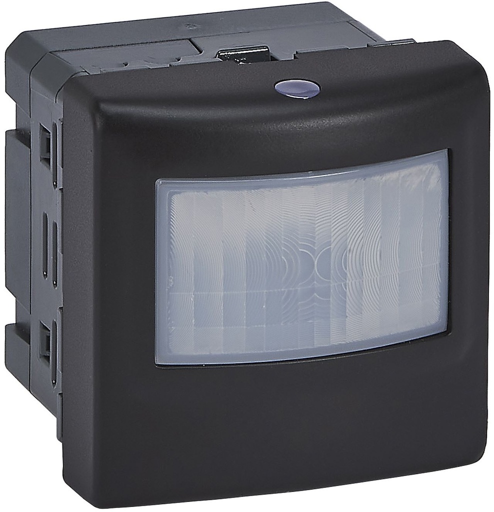 [LEGRAND] Détecteur mural universel Mosaic 2 fils sans neutre - 2  modules noir