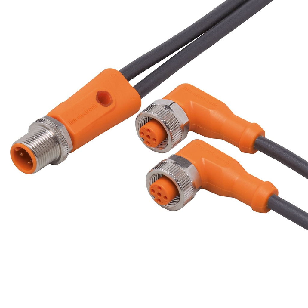 Cable de raccordement droit en Y 2 voies M12 5 pôles 0.15m [YDOAH040MSS0,15H04STGH050MSS]