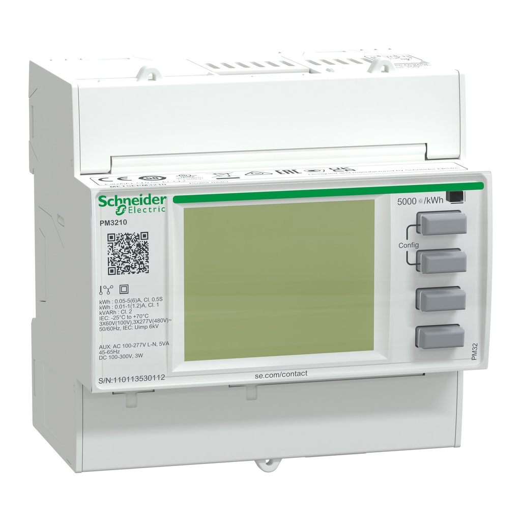 Central de mesure PM3210 modulaire avec impulsions