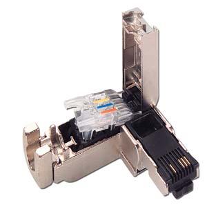 Connecteur FastConnect RJ45 plug 90 2x2