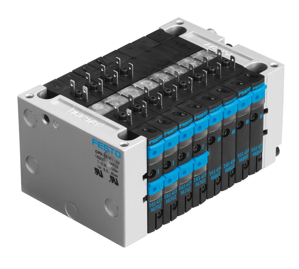 [FESTO] Terminal de distributeur CPV10-VI avec 8 interfaces électriques CPV10-GE-DI02-8 [10P-10-8A-PT-R-V-8C+H-F]