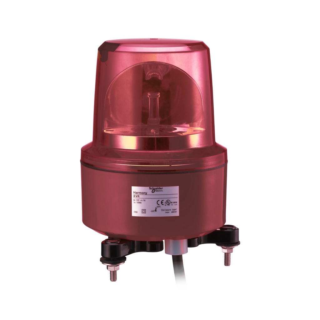 [SCHNEIDER] Gyrophare lumineux rotatif rouge Del 230V