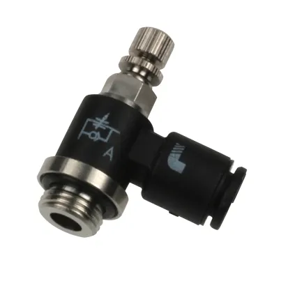 Régulateur de débit 7660 à vis extérieure G1/4" BSPP - 8mm
