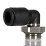 [LEGRIS] Adaptateur fileté coudé LF3600 vers Enfichable, D=8mm G 1/4" Mâle