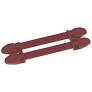 Porte repères rouge duplix 7 caractères