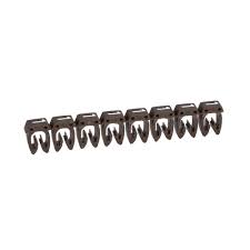 Repère CAB 3 pour filerie 1,5mm² à 2,5mm² avec chiffre 1 brun 
