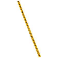 Repère Duplix lettre D noire sur fond jaune