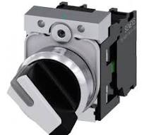[SIEMENS] Commutateur 2 positions 22mm avec support 1NO+1NF borne a vis