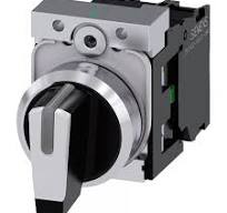 [SIEMENS] Commutateur 3 positions 22mm avec support 1NO+1NF borne a vis