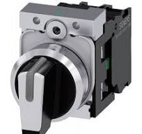 [SIEMENS] Commutateur 3 positions 22mm avec support 1NO 1NF