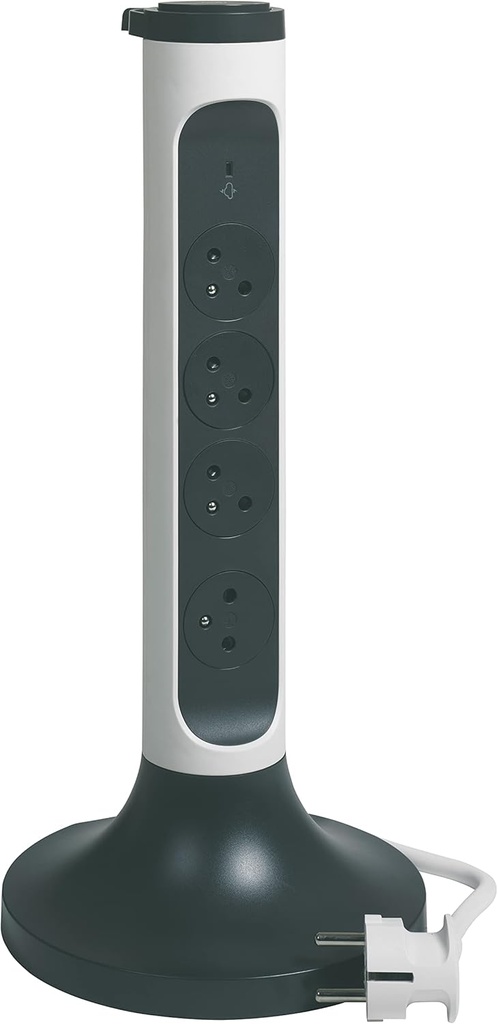 [LEGRAND] Bloc multiprise tour à 4 prises 16A 2P+T 230V avec parafoudre [L=2m]