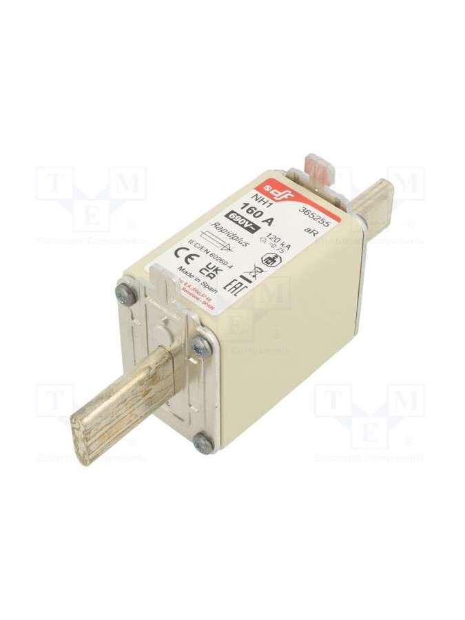 [DF ELECTRIC] Fusible à couteaux aR 160A 690Vac NH1 taille 1