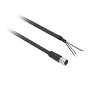Connecteur précâblé droit femelle M8 3 broches 5m