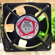 Ventilateur axial tubulaire 220-240Vac 0,125A 161,4 m³/h 120x120x38mm