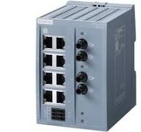 [SIEMENS] Commutateur de réseau SCALANCE XB108-2 8 ports 10/100 Mbit/s, avec 2x100Mbit/s MM BFOC 24Vac/dc 