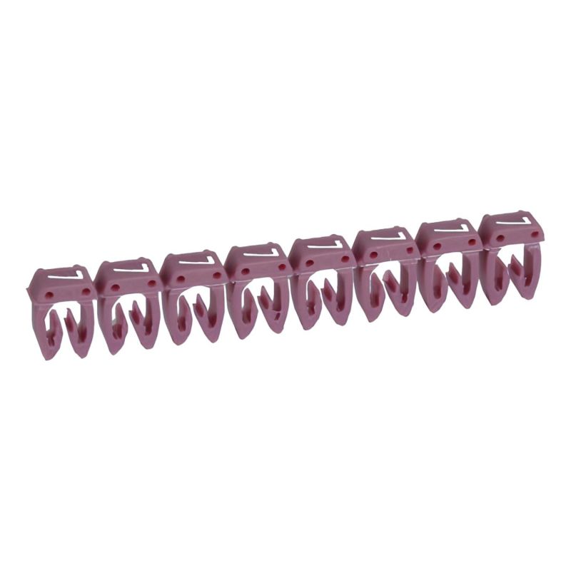 Repère CAB 3 pour filerie 1,5mm² à 2,5mm² avec chiffre 7 violet