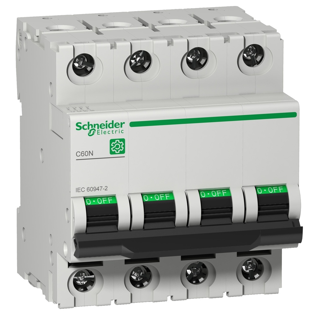 [SCHNEDER] Disjoncteur miniature 4P 40A courbe C avec pouvoir de coupure 10kA [Multi9 C60N]