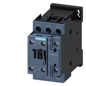 Contacteur de puissance 3P 32A 15kW 230Vdc 1NO+1NC borne a vis taille S0