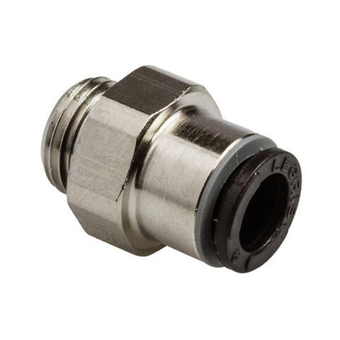 Raccord de piquage droit fileté LF3000 vers enfichable D=4mm G 1/8" Mâle