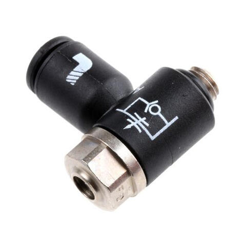 Raccord à fonction intégré 7010 pour régleur de débit D=8mm G1/4" male BSPP