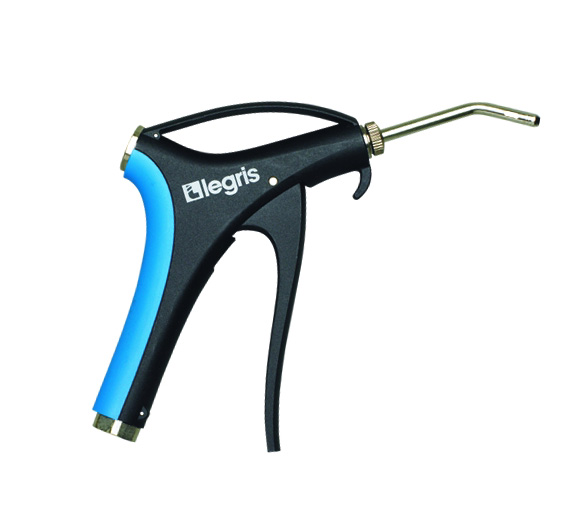 [LEGRIS] Soufflette en polymère avec buse tubulaire coudée 2,5mm avec connexion basse femelle BSPP G1/4 10Bar
