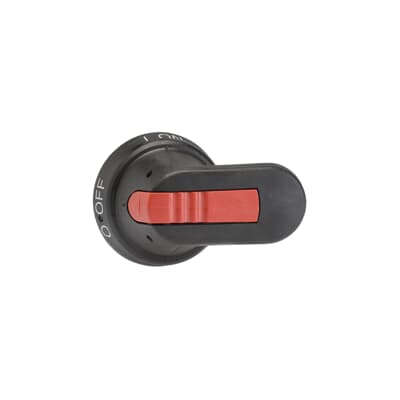 [ABB] Poignée a pistolet noire tige 65mm, D=6mm IP65 [OHB65J6]