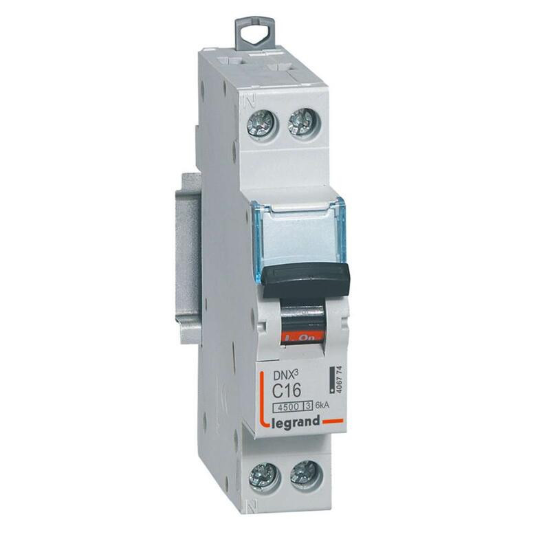 [LEGRAND] Disjoncteur 1P+N 10A courbe C 4500A/6kA [DNX³4500]