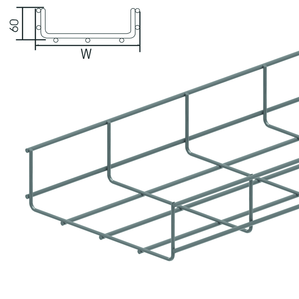 [ATKORE VERGOKAN] Chemin de câble Cablofil en inox 100X60 [3m]