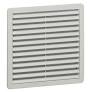 Ventilateur avec ouïe plastique débit 120m³/h avec filtre et 160m³/h soufflage libre - IP54 IK08 - RAL7035