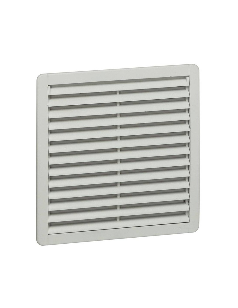 Ventilateur avec ouïe métal débit 40m³/h avec filtre et 160m³/h soufflage libre - IP54 IK08 - RAL7035