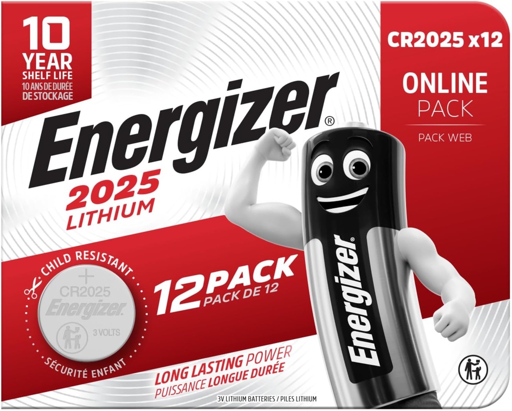 [ENERGIZER] Piles au Lithium 3V [CR2032]
