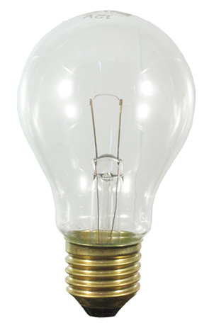 Ampoule a incandescence E27 25W 24V 250lm transparente