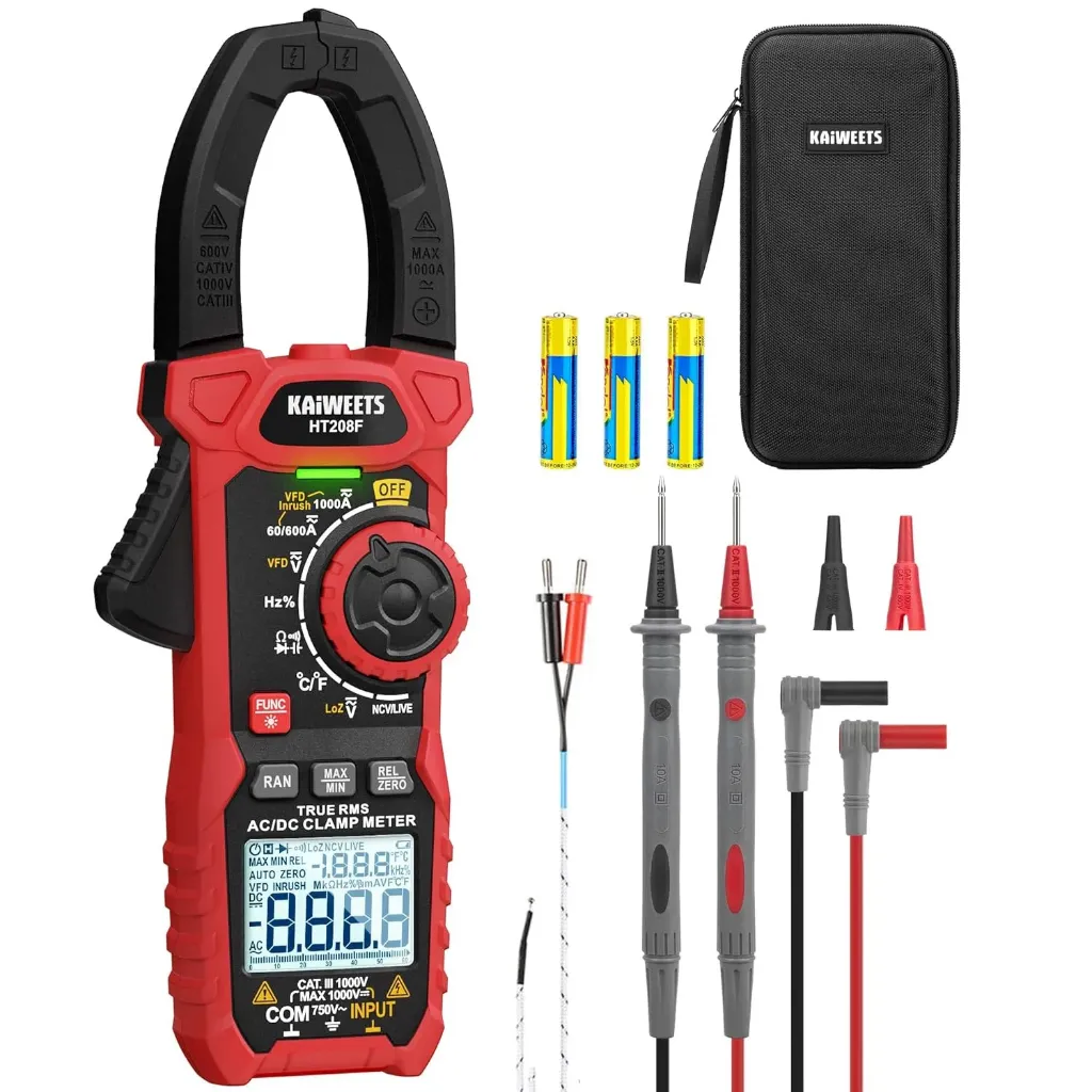 Pince multimètre ampèremétrique TRMS CAT IV 600V CAT III 1000V