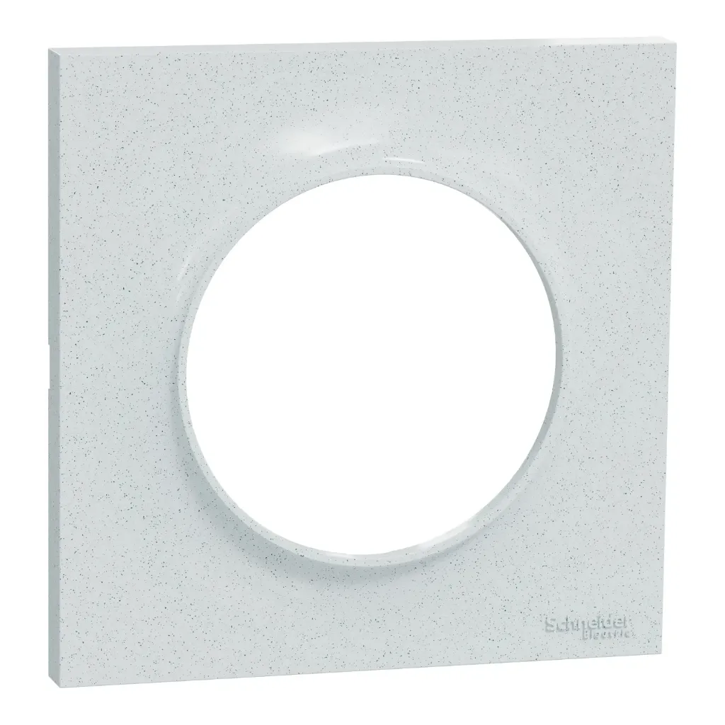 [SCHNEIDER] Plaque de finition pour 1 poste blanc recycle [ODACE]