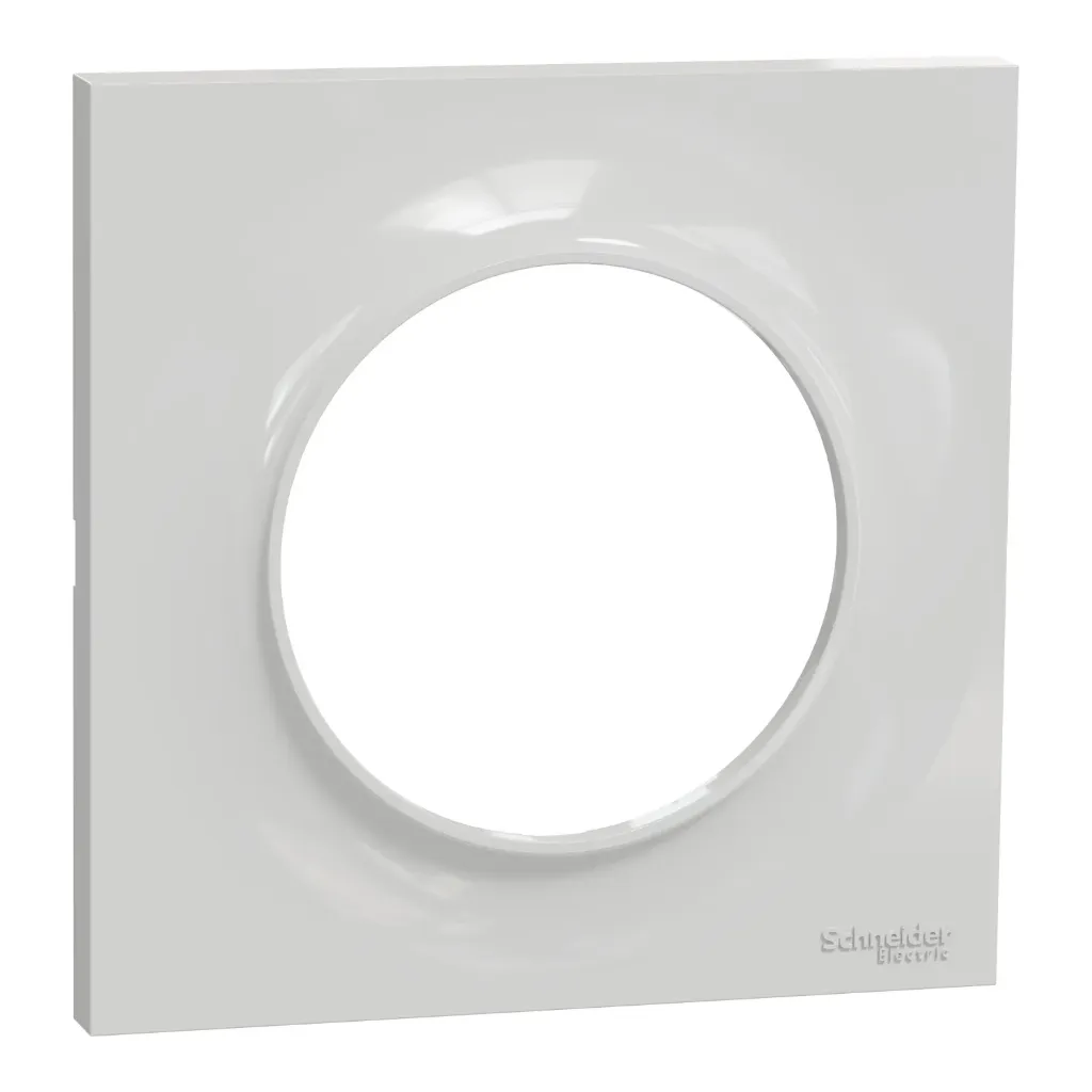 [SCHNEIDER] Plaque de finition pour 1 poste gris pierre [ODACE]