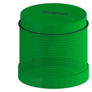 [SIEMENS] Élément lumineux continu LED intégrée Vert 24V AC/DC 70mm  