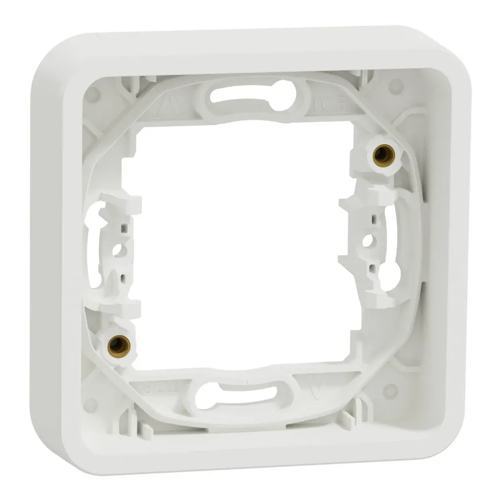 [SCHNEIDER] Cadre encastré pour 1 prise IP55 IK08 blanc P=28mm [MUREVA]