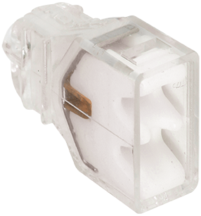 [EUR'OHM] Connecteur électrique 2 entrées de fils rigide 1.5 à 2.5mm²