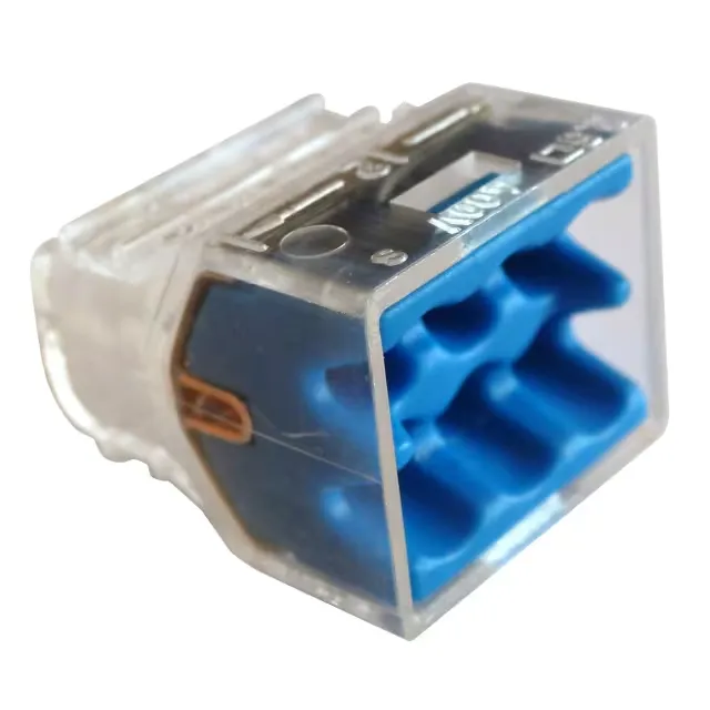 Connecteur électrique 6 entrées de fils rigide 1.5 à 2.5mm²