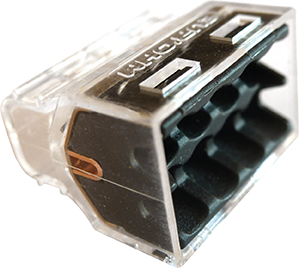 [EUR'OHM] Connecteur électrique 8 entrées de fils rigide 1.5 à 2.5mm²