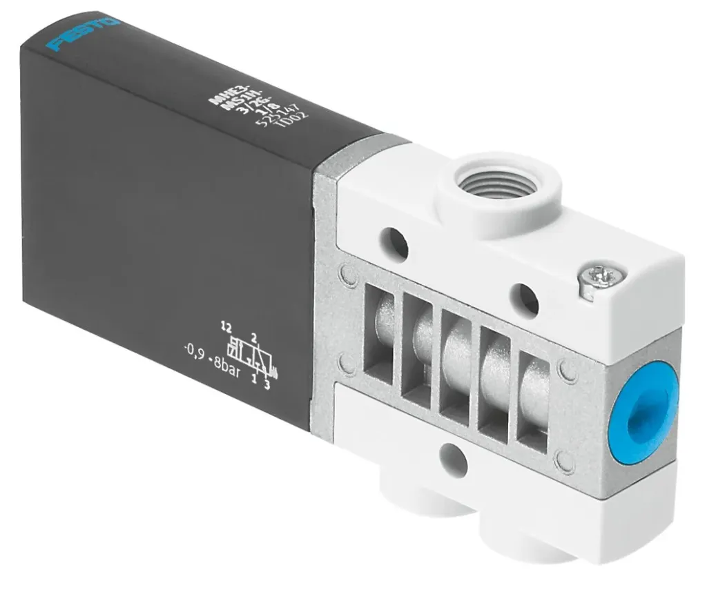 Electrodistributeur 3/2 monostable ferme G1/8 24Vdc MHE3-M1H-3/2G-1/8